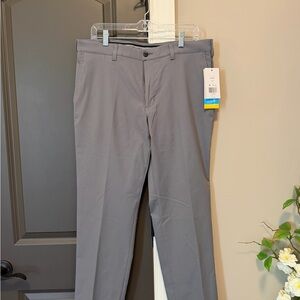 Men's Classic Straight Gray Dress Pants